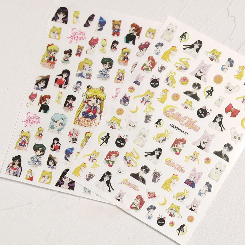 

Girl Heart Cartoon Cute Nail Sticker Self-adhesive Nail Sticker DIY Sticker Fashion Toy Princess Nail Sticker Ornament