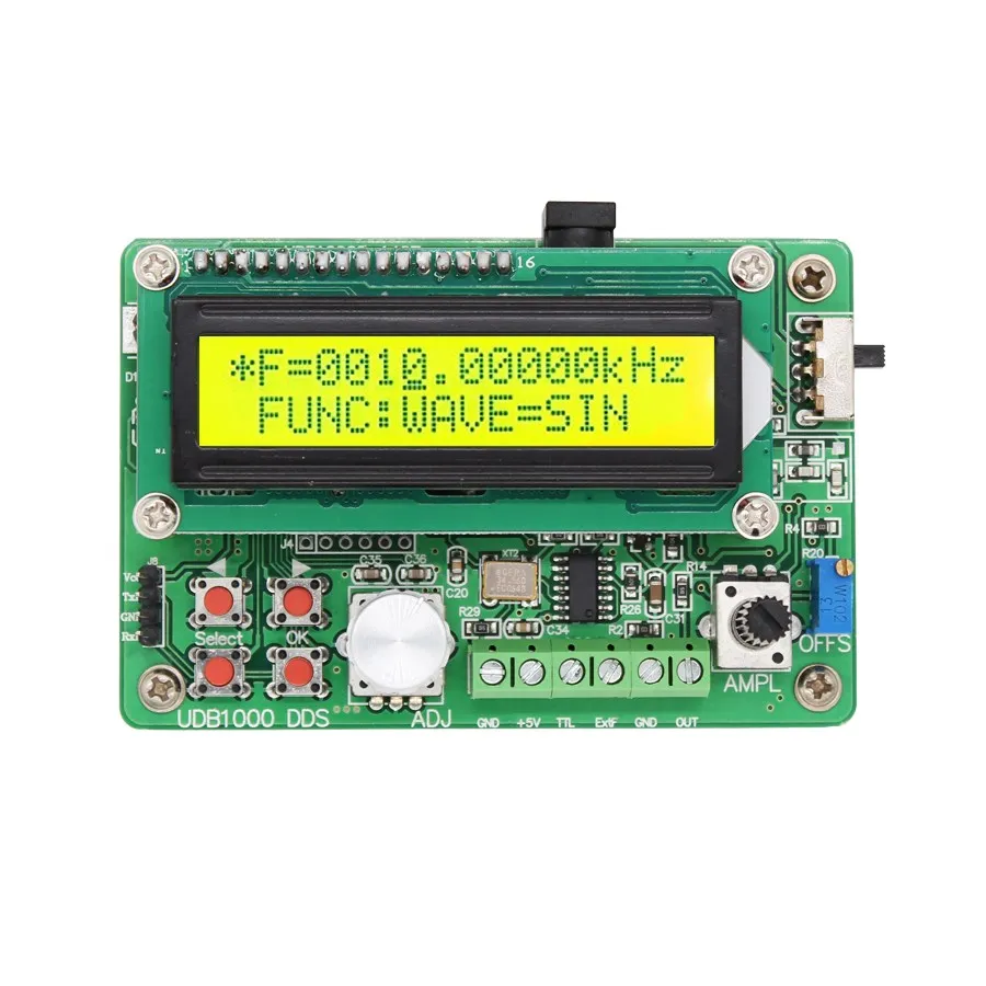 

JUNCTEK professional UDB1000S 8MHz DDS function signal generator for research with EU plug type
