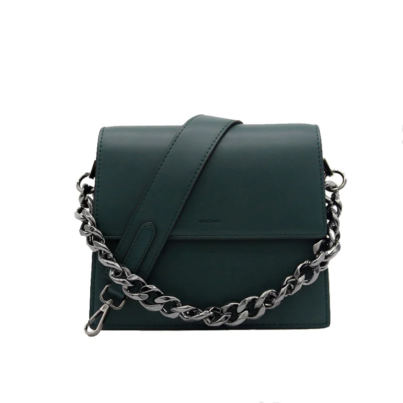 Новинка весна-лето 2019 кожаная цепочка ручной работы Модный на одно плечо