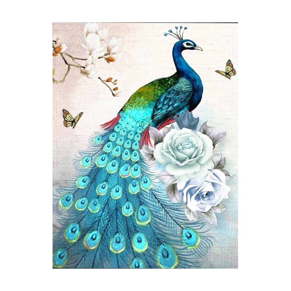 

Canvas Size 5D Diy Diamond Painting Cross Stitch Kit Diamond Mosaic Embroidery " Animal " Painting Square/Round Drill Gift