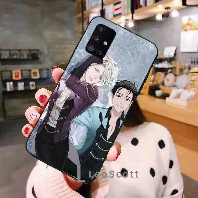

Hot Yuri on Ice anime Phone Case For Samsung A40 A50 A51 A71 A20E A20S S8 S9 S10 S20 Plus note 20 ultra 4G 5G