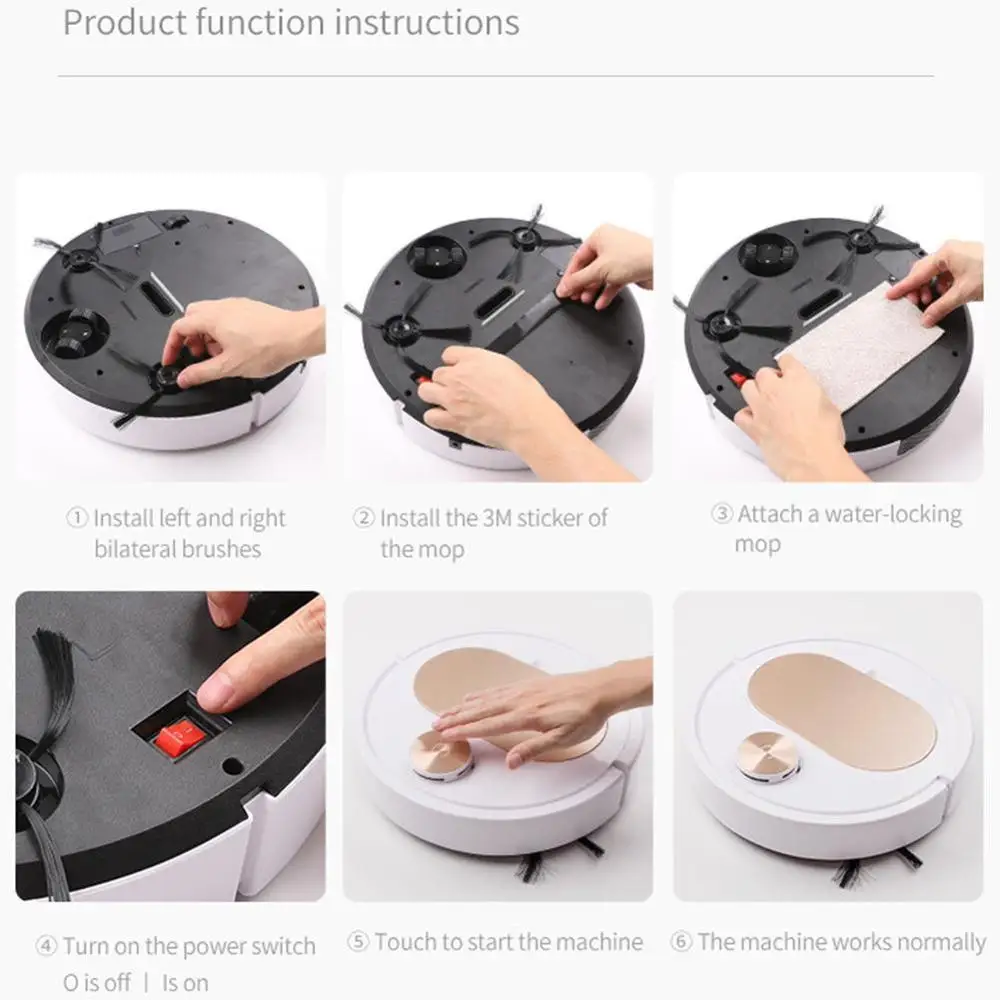 

Sweeping Robot New Vacuum Cleaner ES350 APP Versions Powerful Suction 3000MAH Battery Dry Wet Multifunctional Sweeping Robots