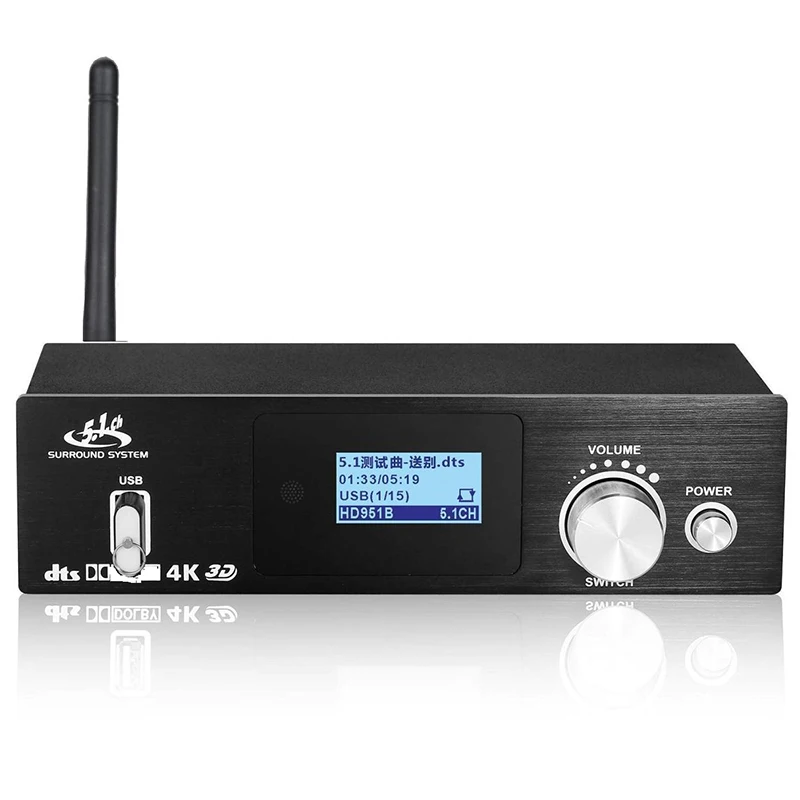 HD915 HDMI 5.1CH o декодер Bluetooth 5 0 Reciever DAC DTS AC3 FLAC APE 4K x 2K to экстрактор конвертер SPDIF ARC(EU P |