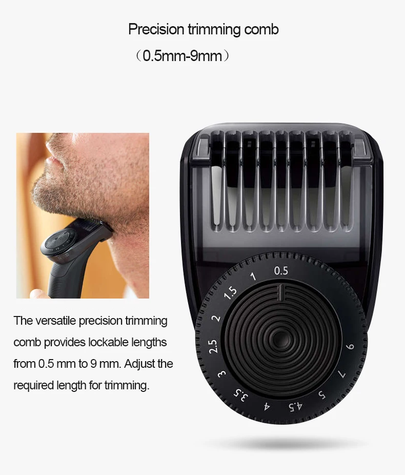 Philips профессиональная Электробритва Моющаяся QP6510 с системой ComfortCut Blade 60 мин беспроводное использование/1 h Зарядка для Мужской бритвы