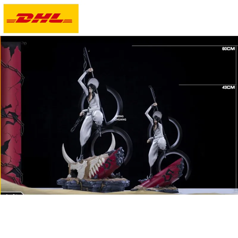 24" BLEACH Statue Nnoitra Gilga Bust Espada Full-Length Portrait Santa Teresa Art Craft GK Action Figure Toy BOX 43-60CM V227