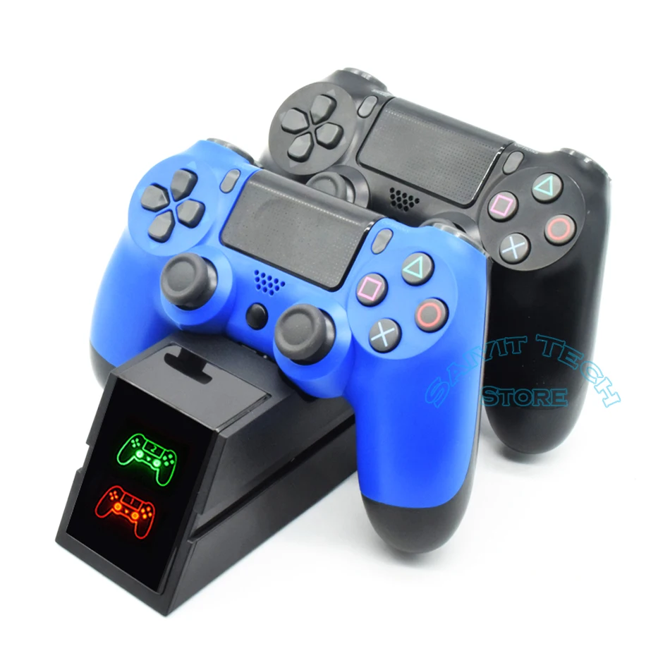 wireless controller fast charger stand for playstation 4 ps4slimpro dualshock ps 4 pro game pad joystick charging dock station free global shipping