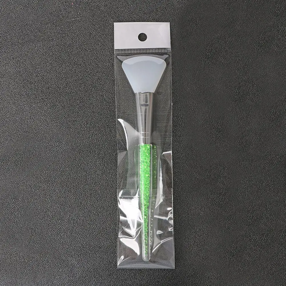 

1Pcs Professional Cosmetics Beauty Tools Silicone Soft Mud Brush Mask Foundation Mask Head Brush Makeup Liquid Blending W2J9
