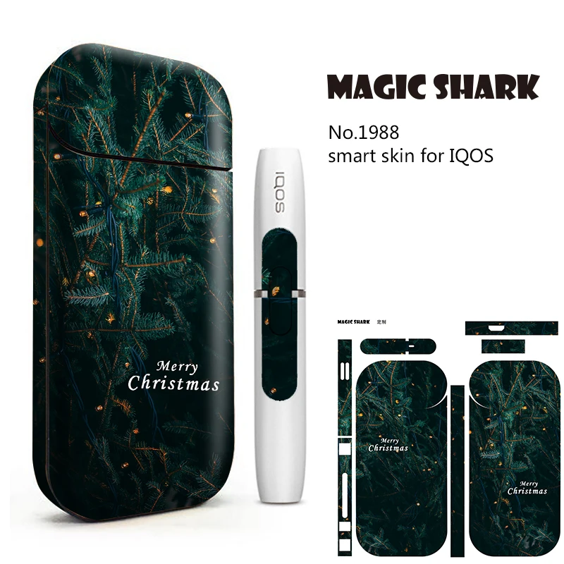 Рождественская пленка наклейка на крышку электронной сигареты для IQOS 2 4 Plus 1985-1994 |