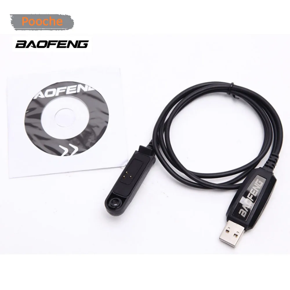Оригинальный программирующий кабель Baofeng с CD для BF9700 UV9R A58, водонепроницаемый кабель для программирования раций с по + CD от AliExpress WW