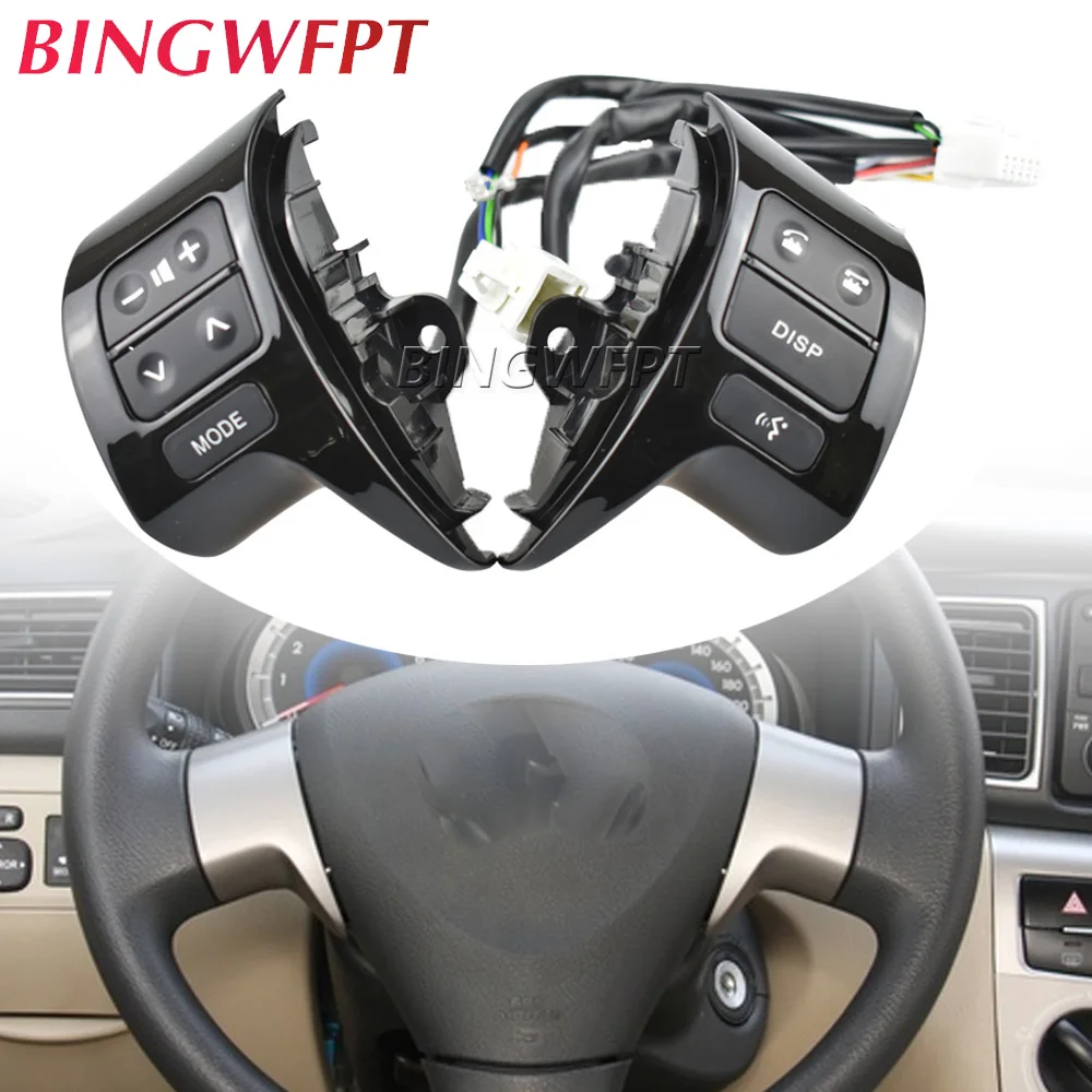 

BINGWFPT Bluetooth Steering Wheel Audio Control Switch 84250-02200 For Toyota Corolla ZRE15 2007 ~2009 84250-12020