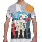 Мужская и женская футболка с принтом Captain Future, модная футболка для мальчиков и девочек, футболки с коротким рукавом