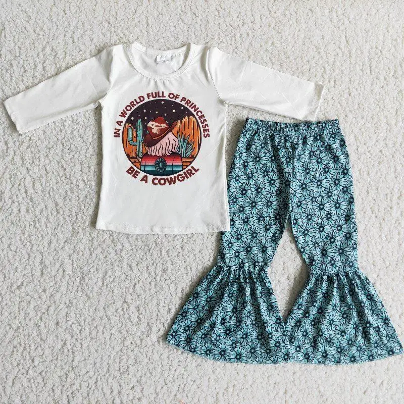 2 шт. Детская футболка с синими цветами | одежда и обувь