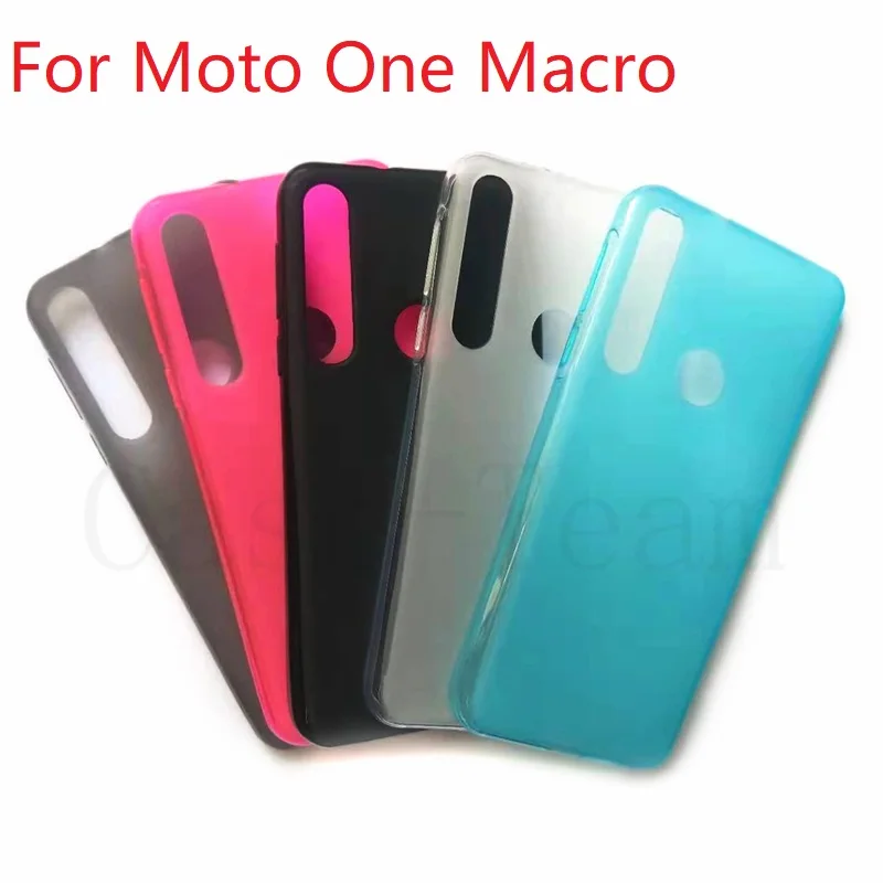 1 шт. пудинговый чехол для Motorola Moto One Macro мягкий ТПУ принимаются разные