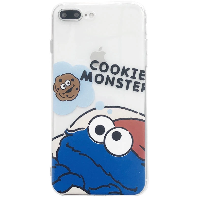Прозрачный мультяшный чехол для IPhone x 7 8 XR XS Max Fashion 6 6s Plus Защитная крышка Popsocket