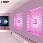 DBF Новинка Подсолнух алюминиевый 3 Вт настенный светильник для KTV бар фон красочный светильник эффект настенное бра для коридора светильник ing светильники