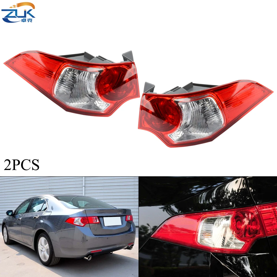 

ZUK пара автомобиль хвост светильник для HONDA ACCORD CU1 CU2 TSX 2008-2012 Taillamp задний стоп-сигнал заднего вида сигнала поворота комбинированная лампа