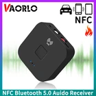 VAORLO NFC Bluetooth 5,0 аудио приемник 3,5 мм AUX RCA стерео Hifi музыка беспроводной адаптер для автомобиля дома динамик Авто ВклВыкл ключ