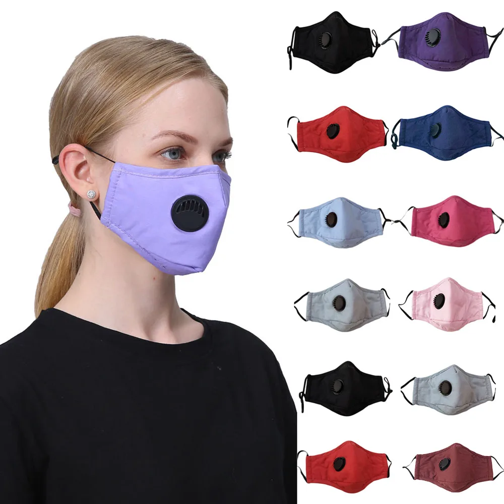 Pm2.5 Женская хлопковая маска с защитой от пыли и загрязнения воздуха дыхательный