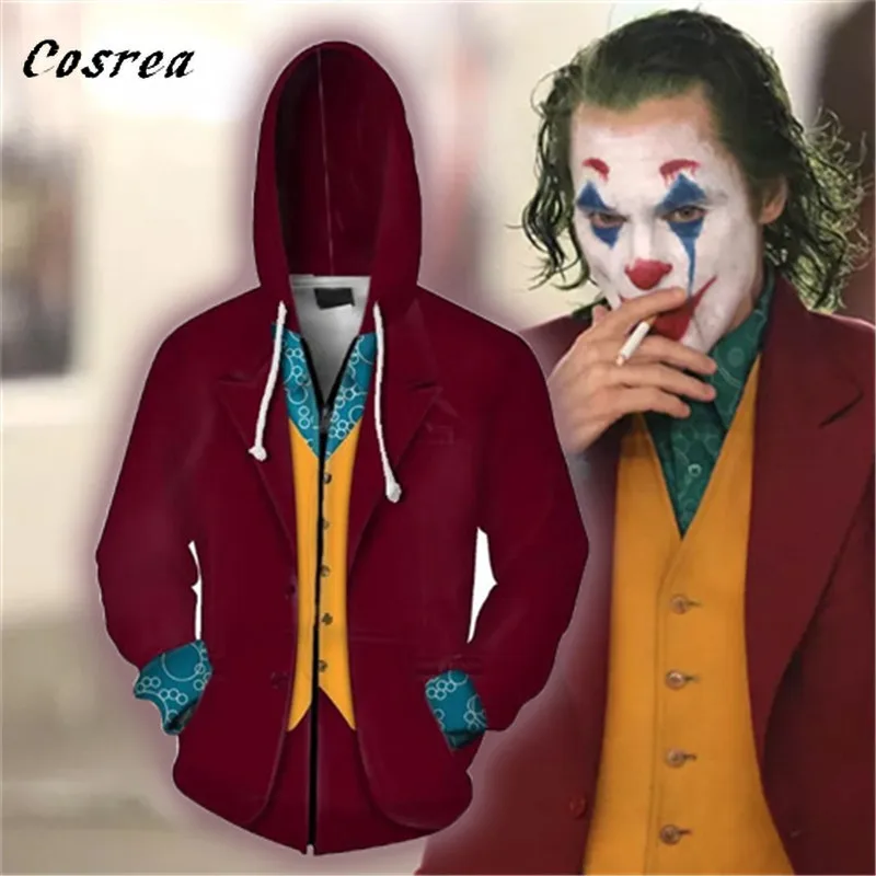 hoodies 5 Хэллоуин жакет Джокера Pennywise клоун Одежда Костюм Ultimate pennywise Косплей Толстовка Стивен Кинг это страшная маска - Цвет: hoodies 5