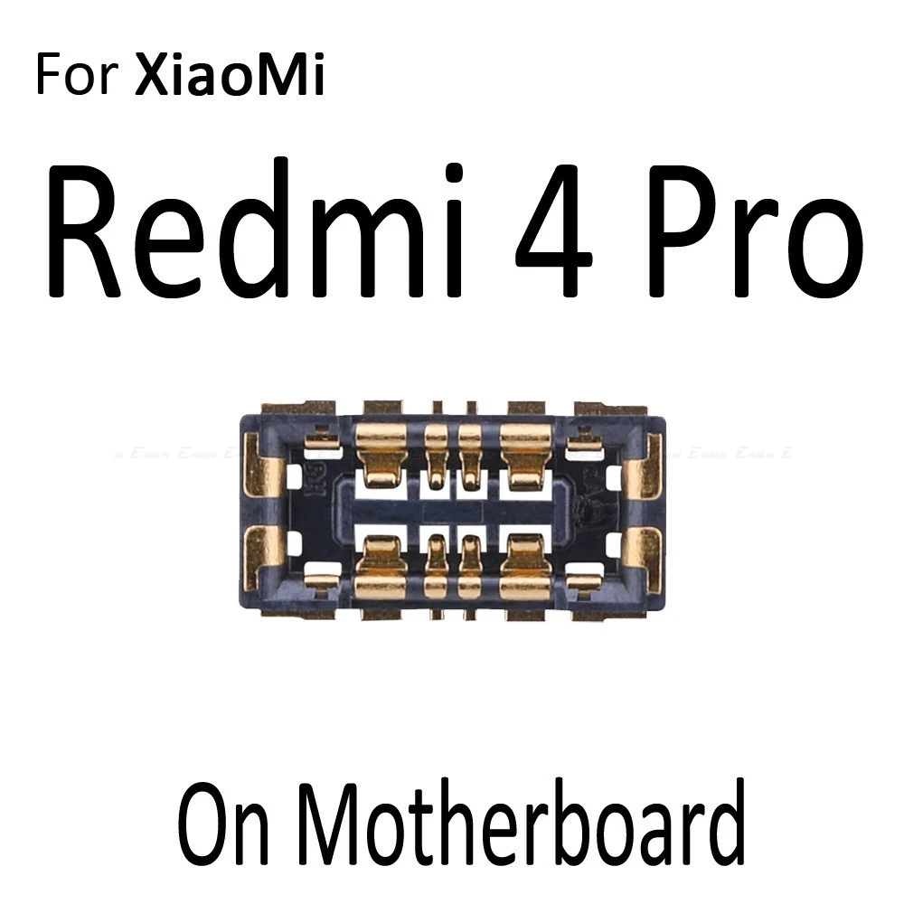 5 шт. FPC разъем батарея держатель зажим контакт для Xiaomi mi 5X A1 A2 6X красный mi 5 Plus 6 6A Note 4 4X Pro 5 5A 7 Pro на плате - Цвет: For Redmi 4 Pro