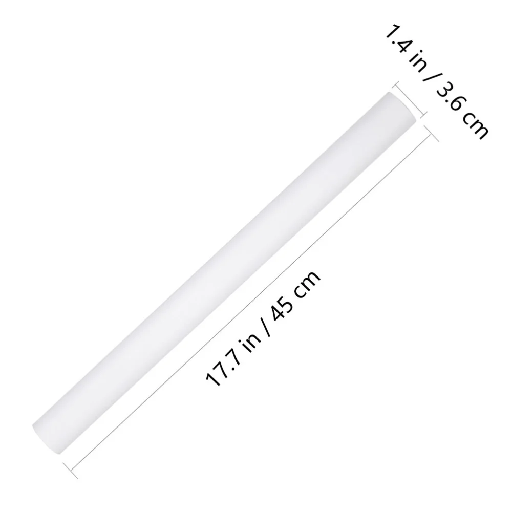 

3 Pcs Drawing Paper Roll Poster Paper Craft Paper Roll White Wrapping Paper for Home Preschool DIY Art Project (White, 44.5x500c