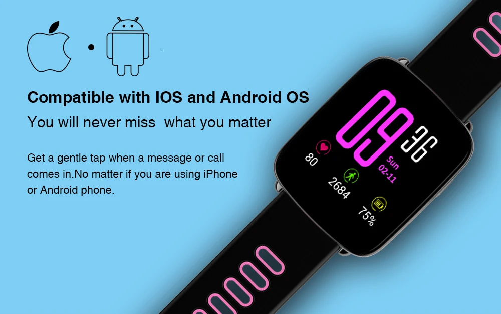 Kingwear GV68 умные часы IP68 Водонепроницаемый Bluetooth Android IOS монитор сердечного ритма здоровье функция дистанционного управления камерой умные часы подарок