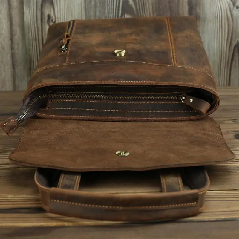 

Johnature Crazy Horse Leather Retro Men Backpack 2021 New Handmade First Layer Cowhide Multifunctional Shoulder Bag Travel Bas