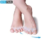 Разделитель для пальцев BYEPAIN, 1 пара, проставки для пальцев ног, резиновые растяжки для пальцев ног, спортивные занятия, занятия йогой, для мужчин и женщин, для бега