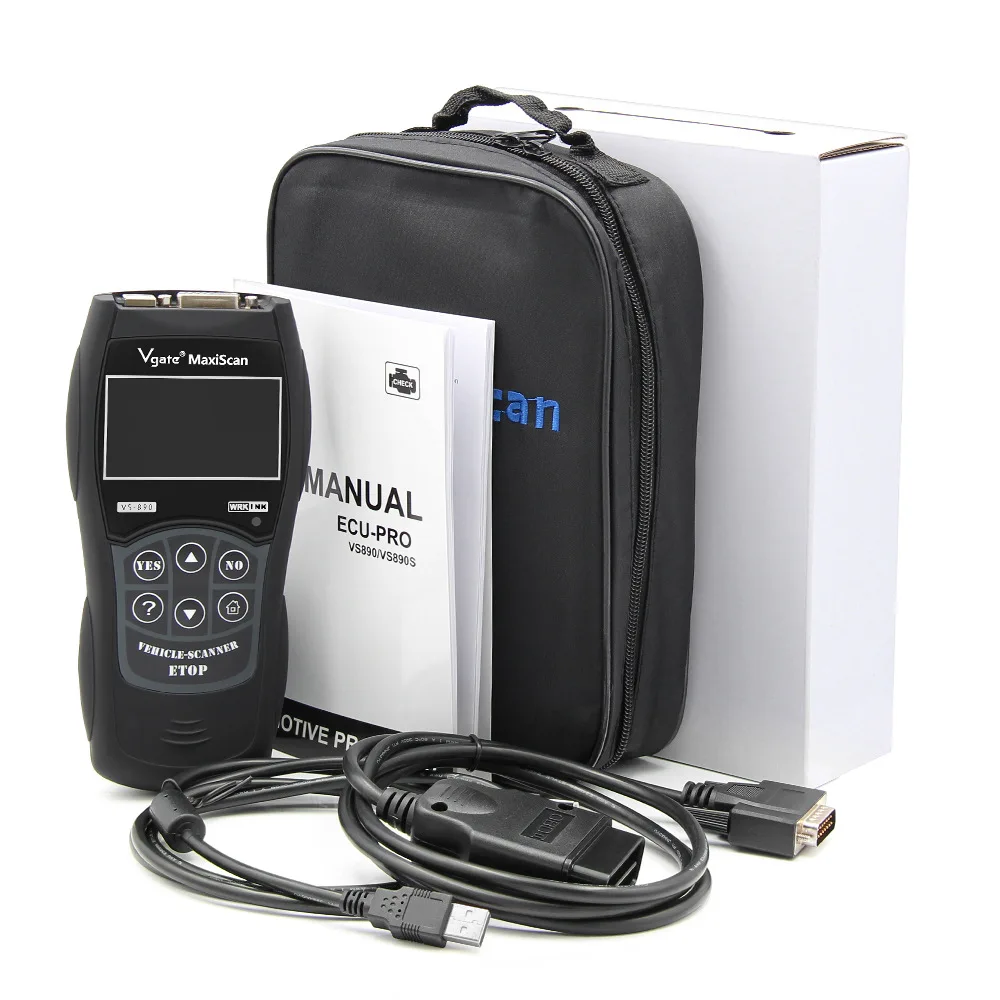 Vgate ScanTool VS890 OBD2 автомобильный детектор Maxiscan OBD II считыватель кодов ошибок