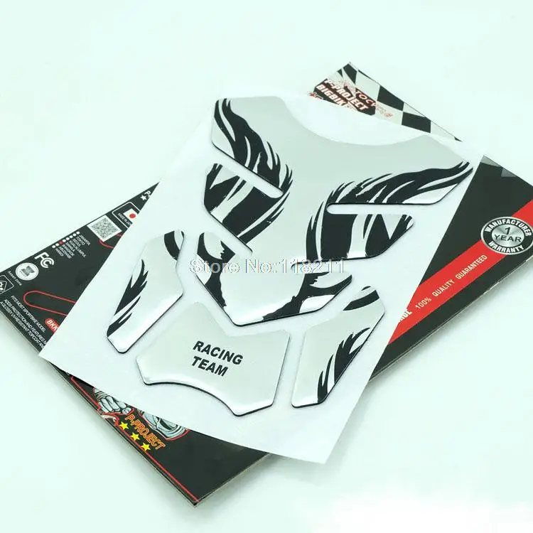 3D наклейки на топливный бак мотоцикла защитная накладка для Honda CBR Yamaha R1 R6 Kawasaki Suzuki