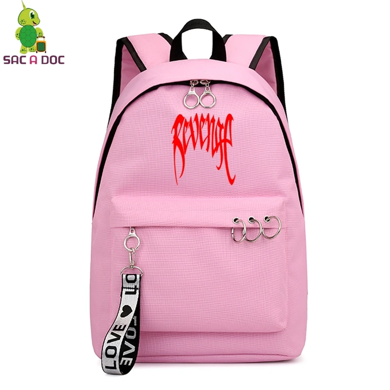 XXXTentacion рюкзак для колледжа Школьные Сумки sac dos рюкзак для ноутбука вместительные рюкзаки дорожная сумка на плечо для девочки подростка - Цвет: Серебристый