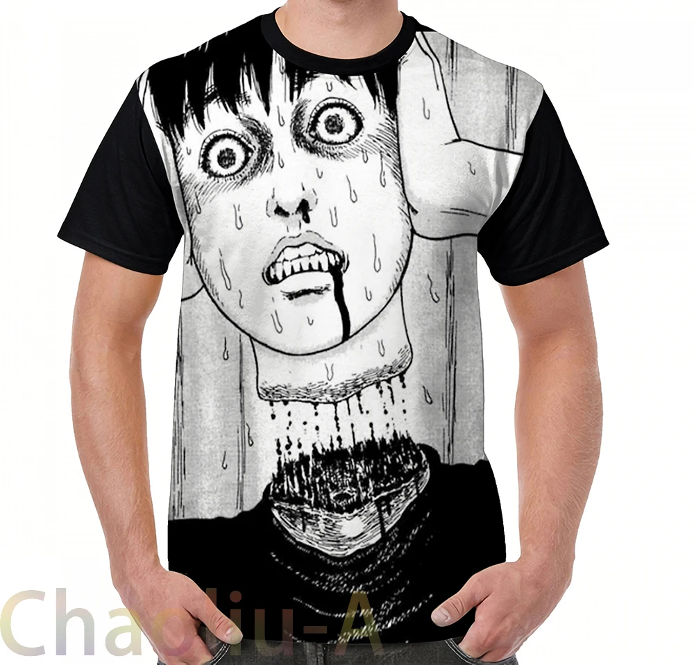 Красная водолазка Мужская забавная Футболка с принтом женские топы футболки