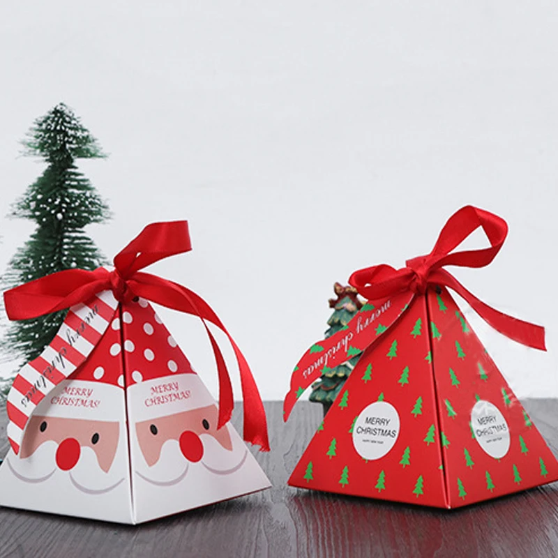 1 шт. креативная Рождественская обертка для конфет Подарочная коробка выпечки
