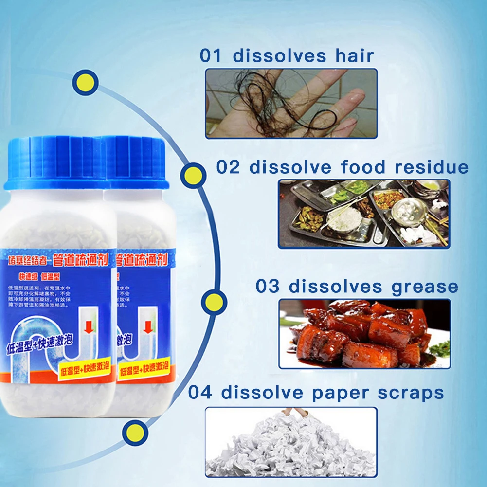 Мощный дноуглубительный агент для труб разблокировки канализации очиститель