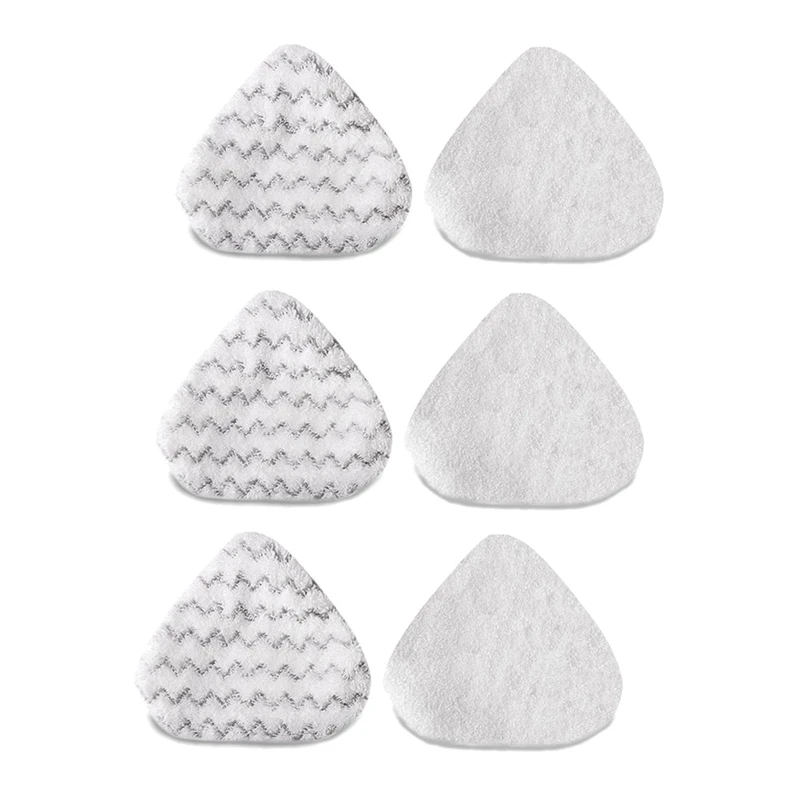 

6 шт. Паровая Швабра сменная накладка, салфетка для протирания, подходит для Бисселл 2078, 2165, 20781, 1544 серии Паровые швабры