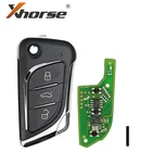 Ключ дистанционного управления XHORSE XKLKS0EN LEI.KSS Style (хромированный) Flip Wire, работает с ключом VVDI2 VVDI, английская версия, 1 шт.