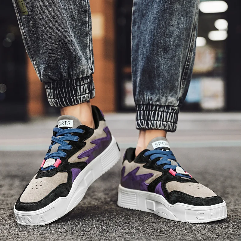 New Style Trend 2022 Sports Shoes Men Comfortable Platform SkateBoard Shoes Sneakers Man High Quality Men's Shoes Zapatos Hombre