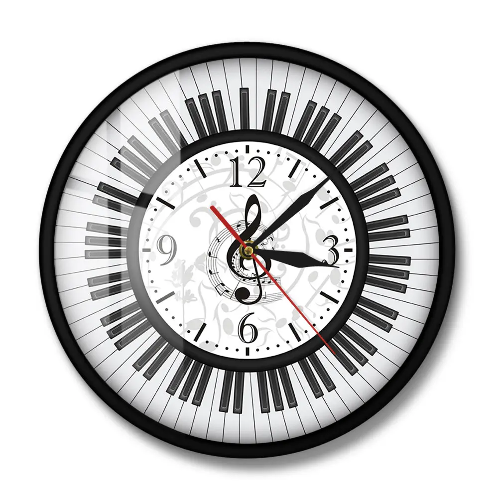 Фортепианная клавиатура скрипичный ключ настенное искусство современные