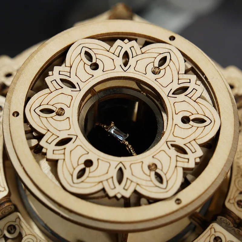 Robotime 315 шт. DIY 3D секретный сад деревянная головоломка игра сборка музыкальная