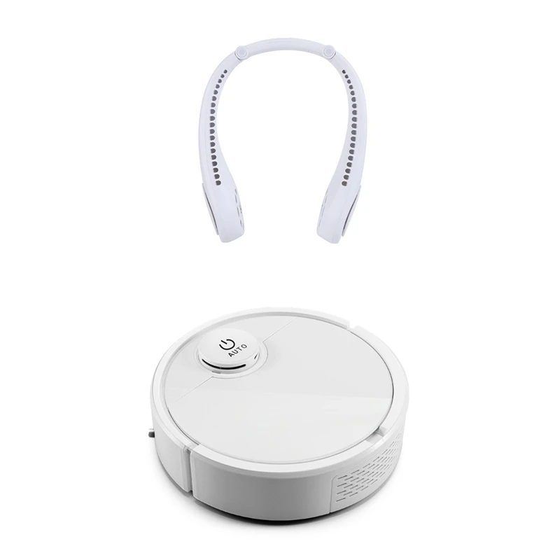 

Робот-пылесос, Швабра, пылесос 3-в-1 с Bluetooth шейный вентилятор, портативный шейный вентилятор