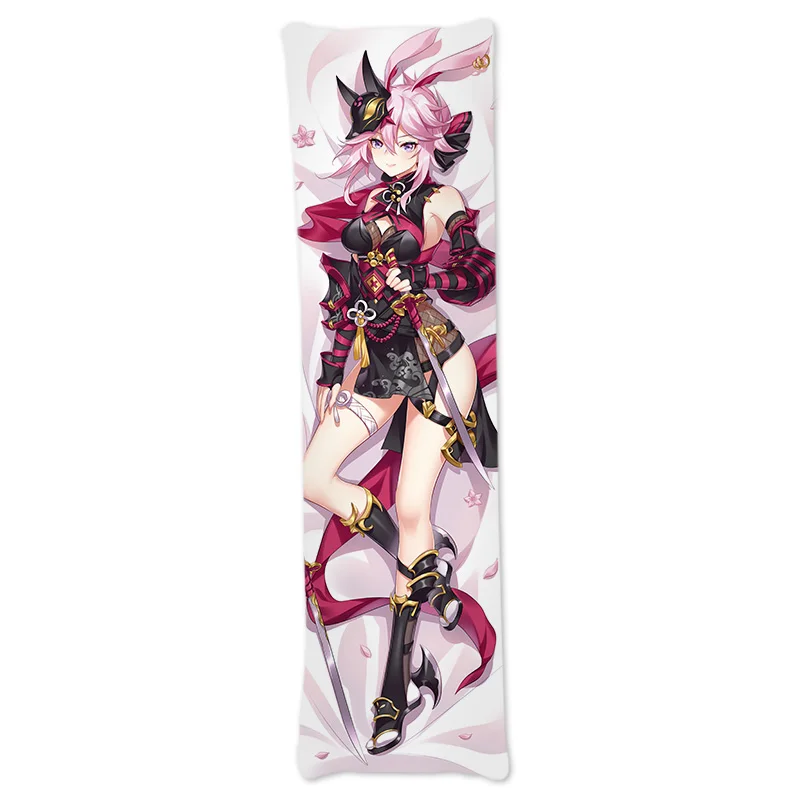 Аниме игра Yae Sakura Honkai Impact 3 Dakimakura обнимающая Подушка Чехол Otaku Мужская наволочка