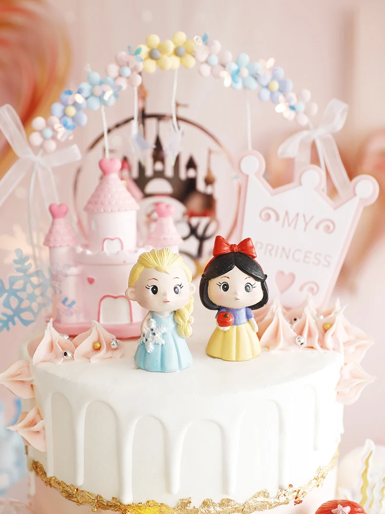 Украшение для дня рождения в виде русалки украшения серии принцесс замок корона