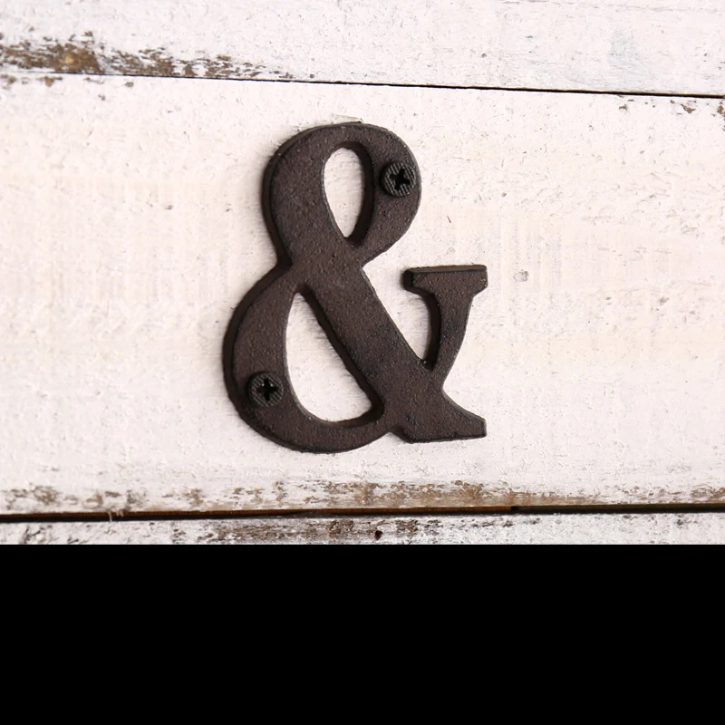 Чугунные металлические Цифры для гостиницы улицы сада сделай сам настенное