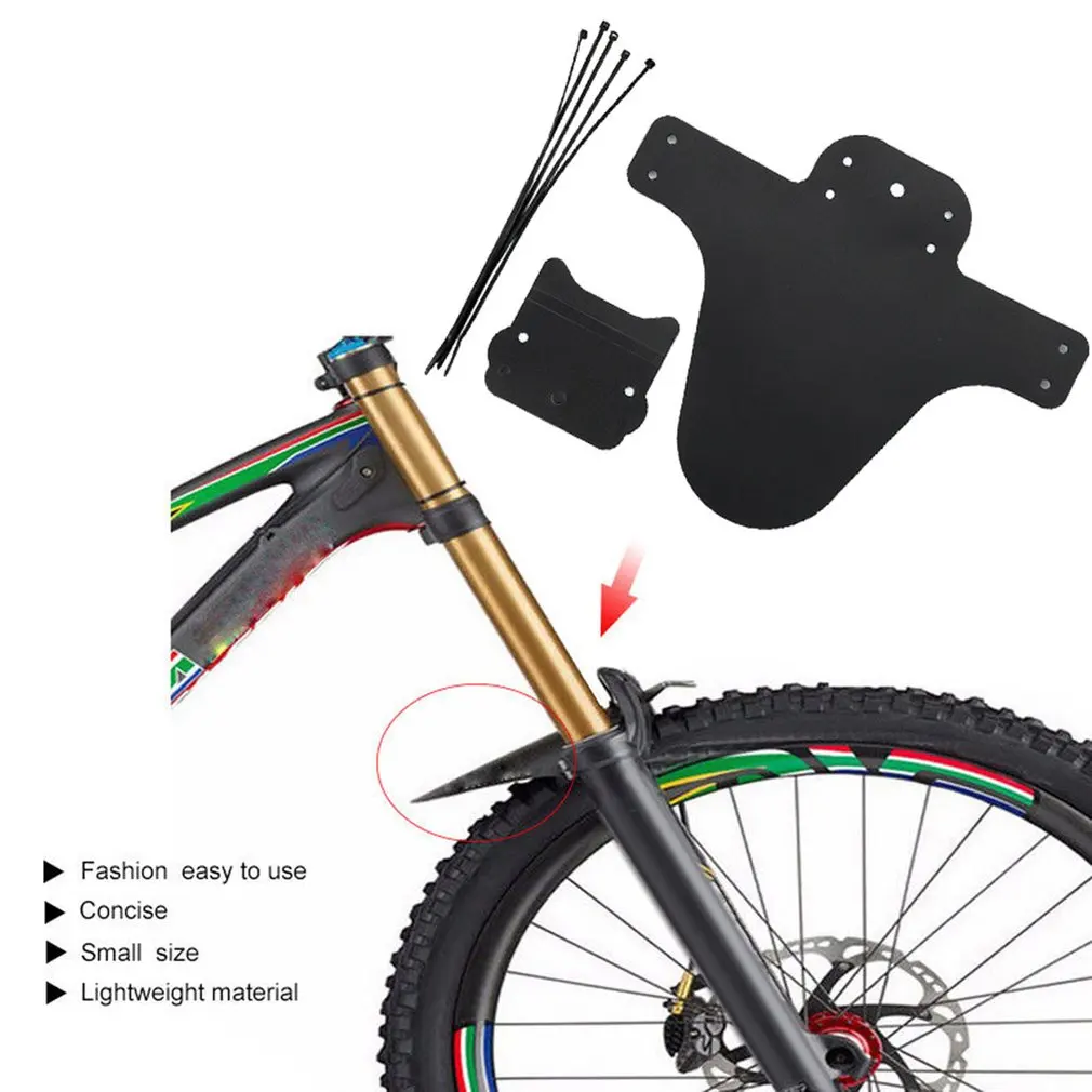 2019 Portable Sepeda Mudguard Mudah untuk Menginstal MTB Fender Lumpur Penjaga Sayap untuk Sepeda Fender Depan Sepeda Aksesoris