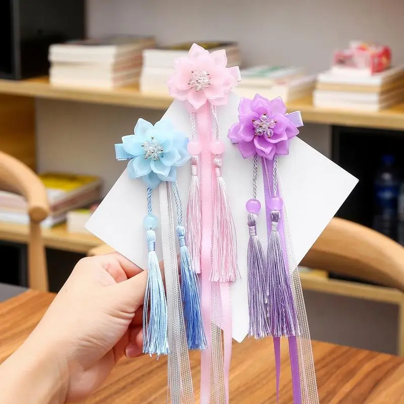 Модная шпилька для волос Ретро Китайский стиль шпилька Sen Fairy Hanfu супер фея для детей и взрослых Античные аксессуары для волос для женщин