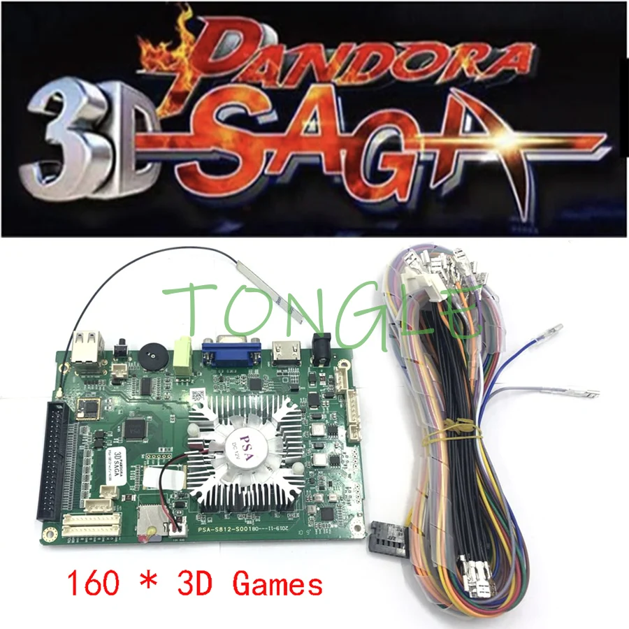 3D Wifi Pandora Saga Box 4188 in 1 USB Arcade PCB Motherboard Support Save High Ccore Record，For Arcade Conrtoller DIY Kits