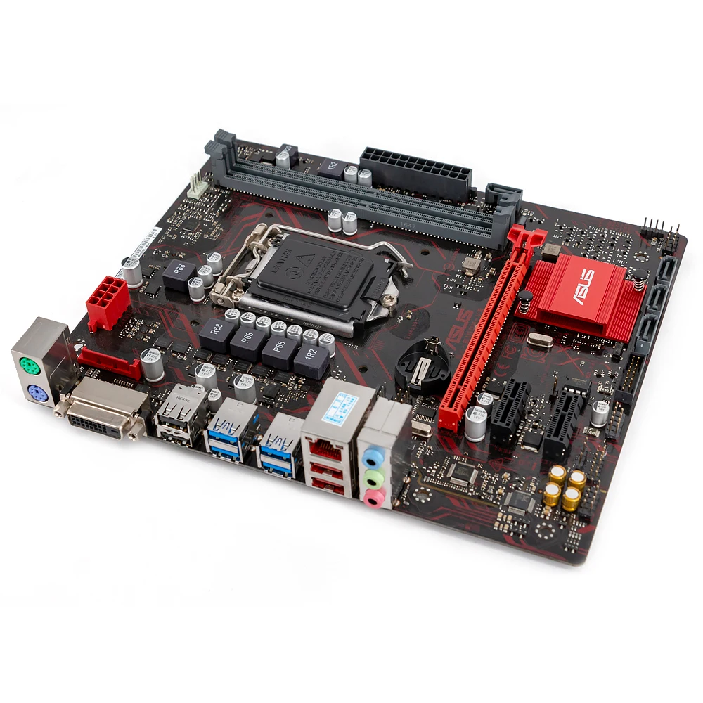 Asus EX-B150M-V3 Desktop Motherboard B150 Socket LGA 1151 For Core i7 i5 i3 DDR4 32G USB3.0 Micro ATX Original Used Mainboard | Компьютеры