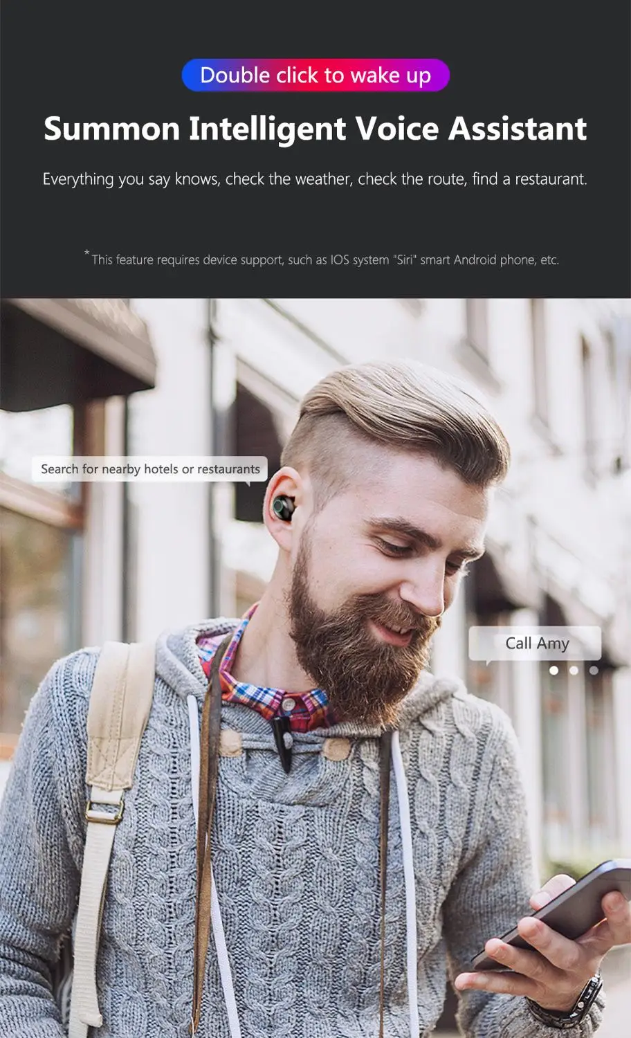 

Hot Sale Touch TWS True Wireless Earbuds Bluetooth Earphones Mini TWS Waterproof Headfrees with 3600mAh Power Bank For All Phone