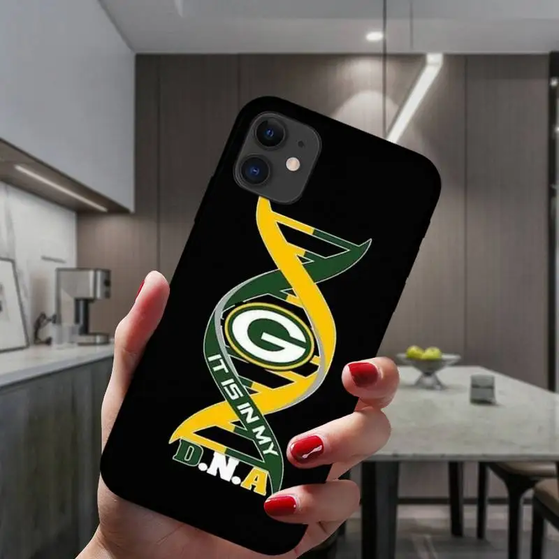

Green Bay Packers Phone Case For IPhone 6 6s 7 8 Plus X Xs Xr Xsmax 11 12 Pro Promax 12mini