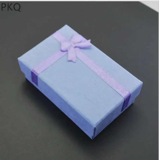 24 шт 8x5x2 5 см упаковка ювелирных изделий серьга коробка/Кольцо/комод для украшений
